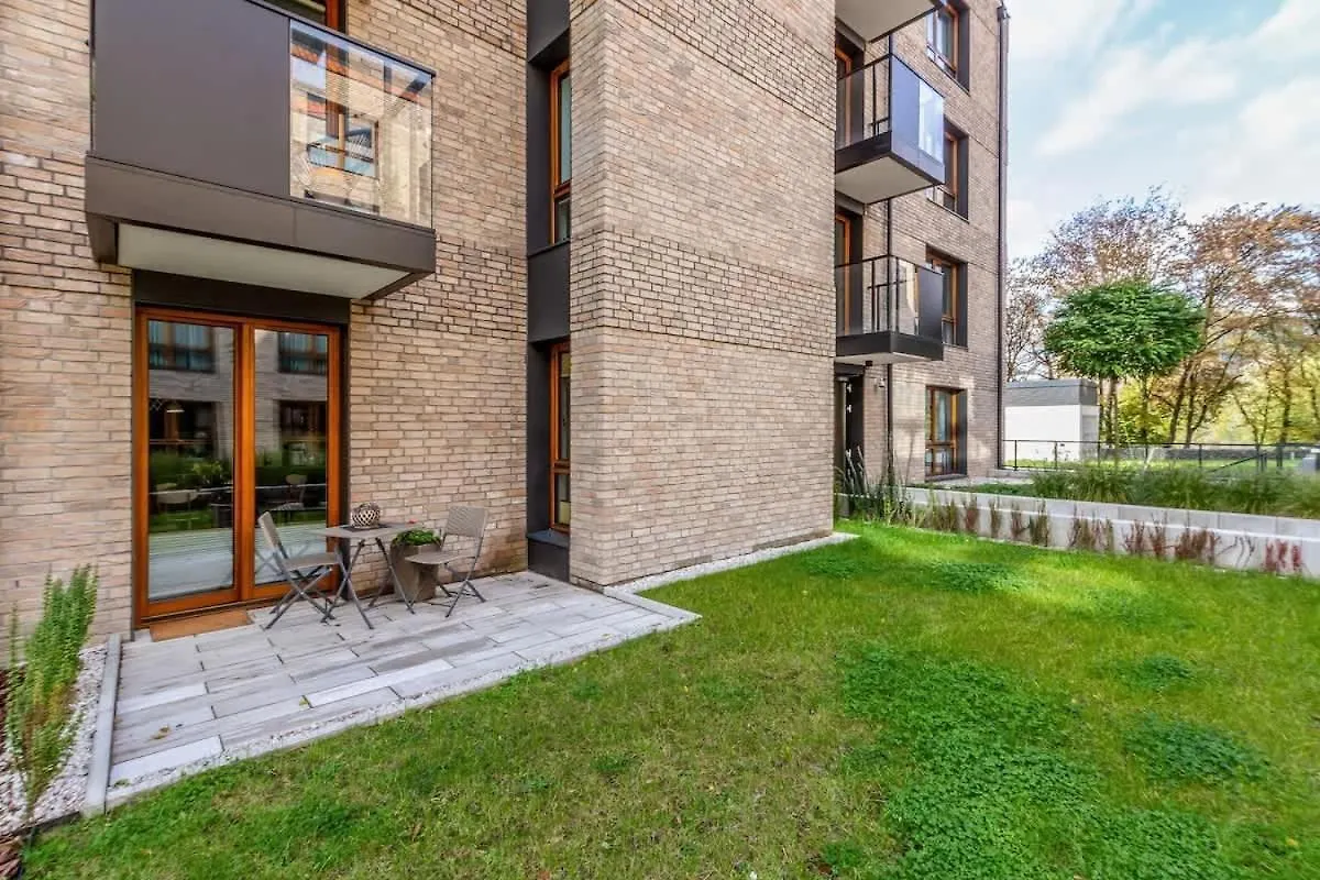 Luxury Apartment Front Park Sadowa With Terrace By Noclegi Renters Danzica